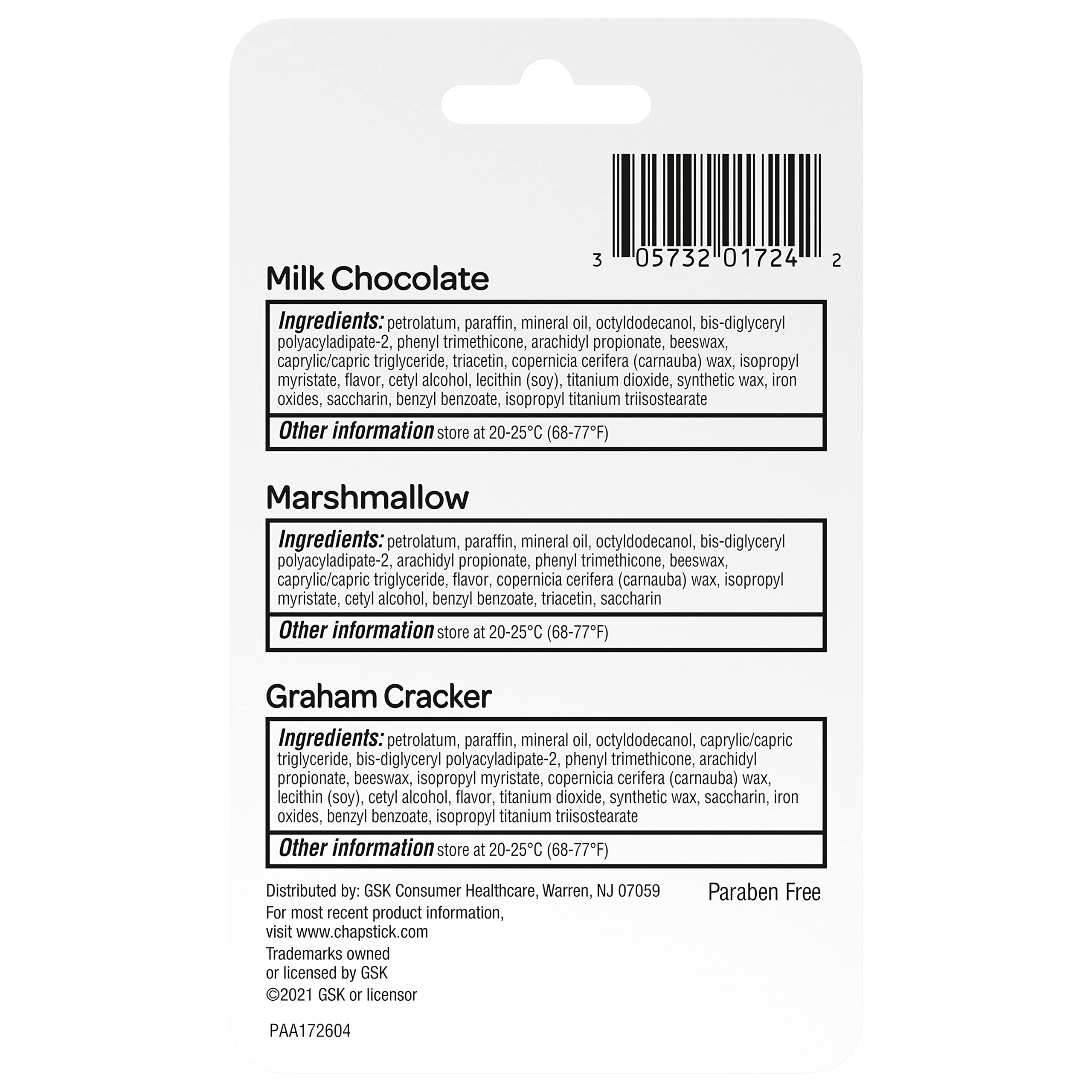 ChapStick S'mores diseño portátil: fácil de llevar en bolso o bolsillo.