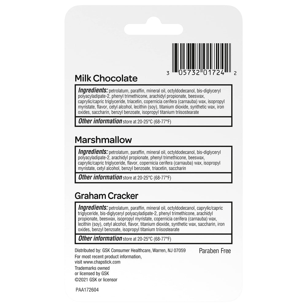 ChapStick S'mores diseño portátil: fácil de llevar en bolso o bolsillo.