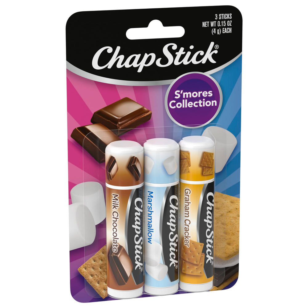 ChapStick S'mores sabor chocolate leche: bálsamo labial indulgente para el día.