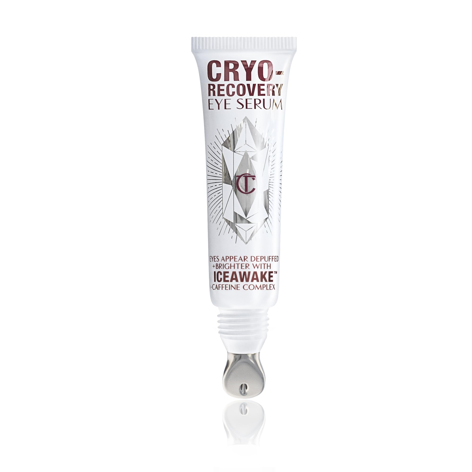 Sérum Cryo-Recovery para ojos con aplicador frío, revitaliza la mirada