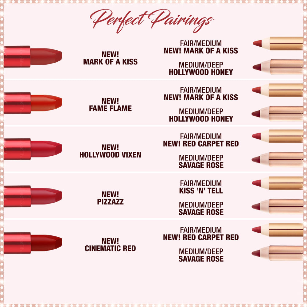 Charlotte Tilbury Matte Revolution: aplicación fácil y precisa para definir labios
