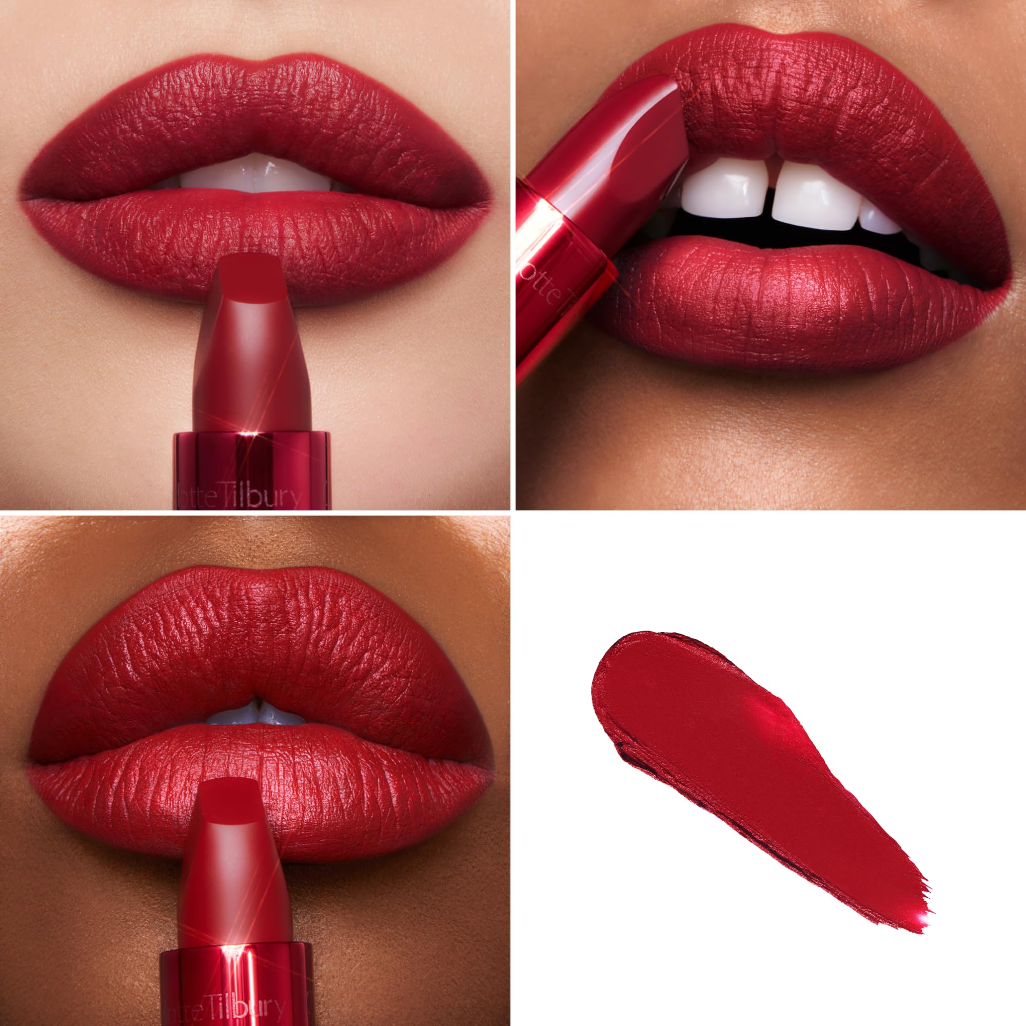 Charlotte Tilbury Matte Revolution: textura mate hidratante para labios suaves y confortables todo el día