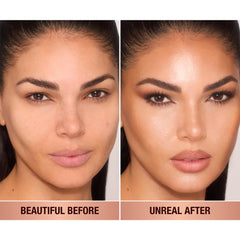Charlotte Tilbury Unreal Skin Tint textura translúcida aporta glow ligero.