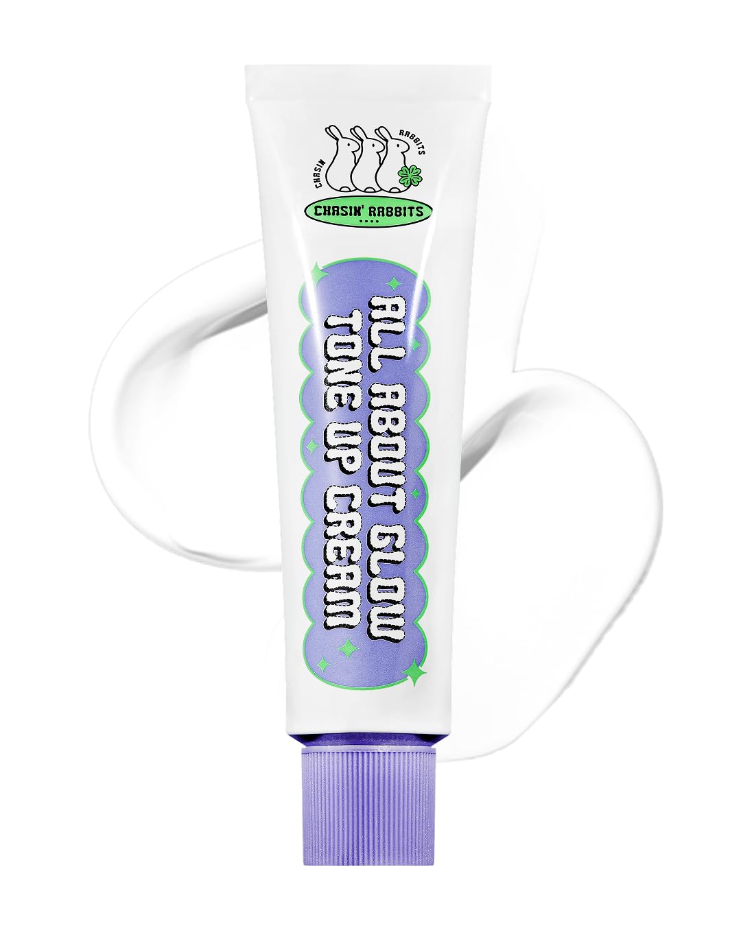 CHASIN' RABBITS All About Glow Tone-up Cream en bote que favorece tono uniforme