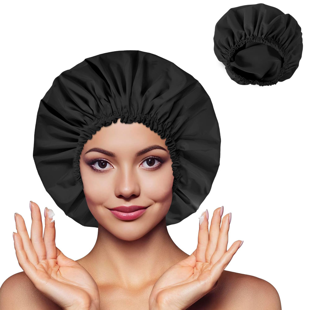 CHFONG capucha de ducha para cabello largo mantiene el cabello seco y ordenado