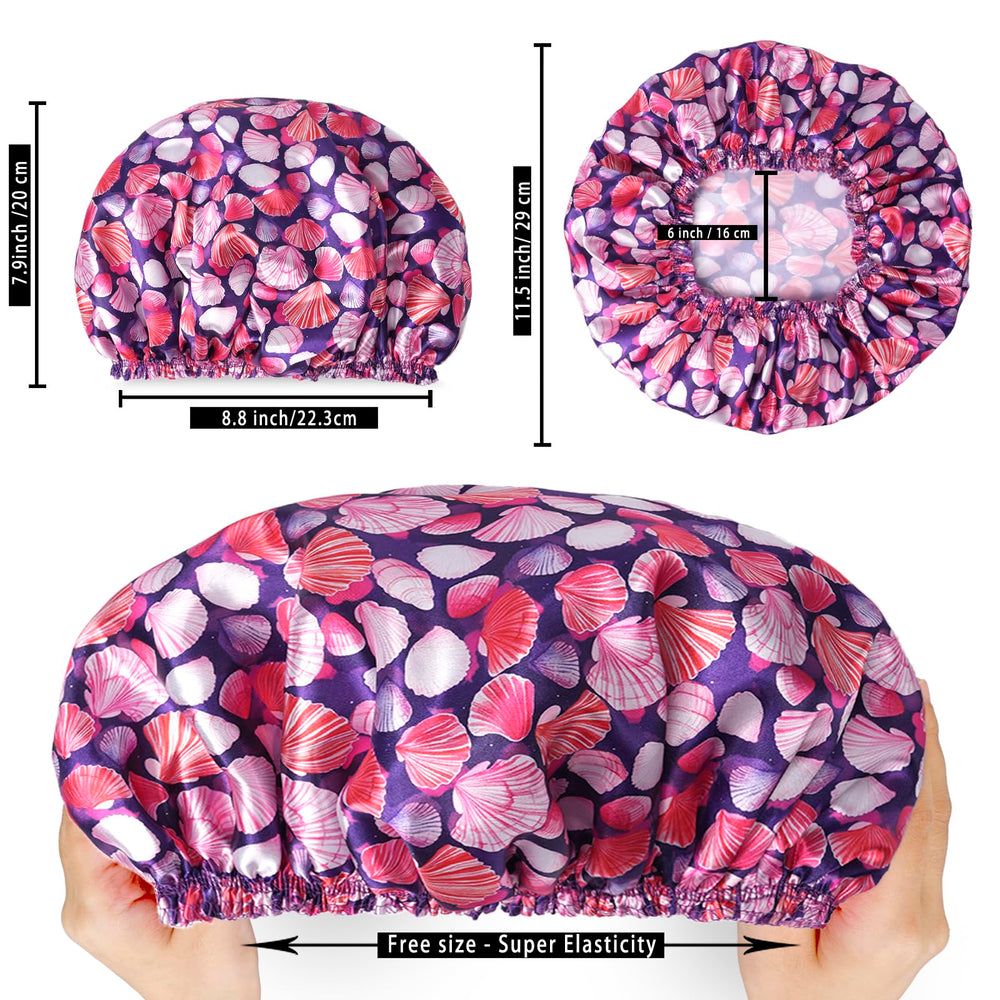 Conjunto CHFONG de 4 capuchas con diseños vivos para combinar