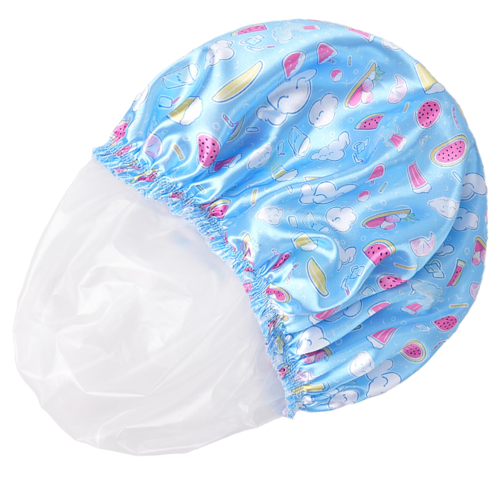 Gorra de ducha CHFONG patrón sandía perfecta para uso diario y cuidado capilar