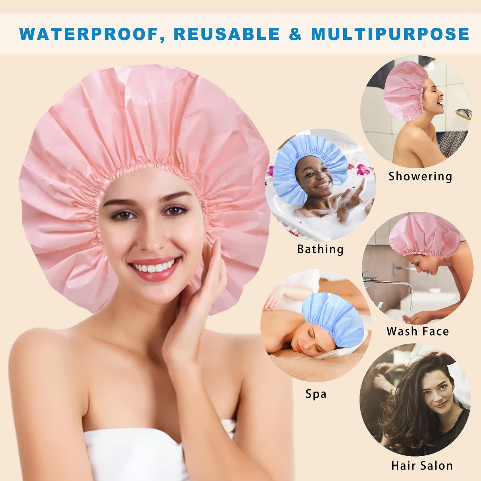 Ideal para pelo grueso, trenzas y locs durante la ducha