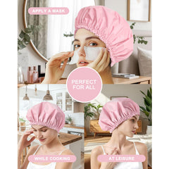 Gorro impermeable CHFONG para cabello mojado, ideal para ducha y spa.