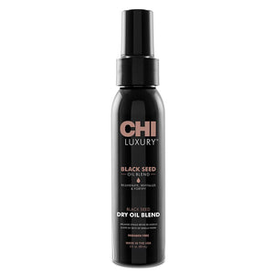 CHI Aceite de Semilla Negra – botella para aplicación con brillo suave.