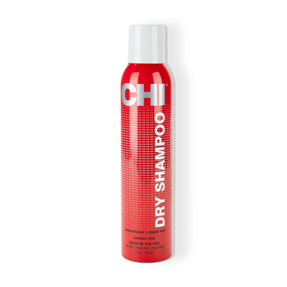 CHI Dry Shampoo aplicación en raíces para refrescar entre lavados y aportar textura.