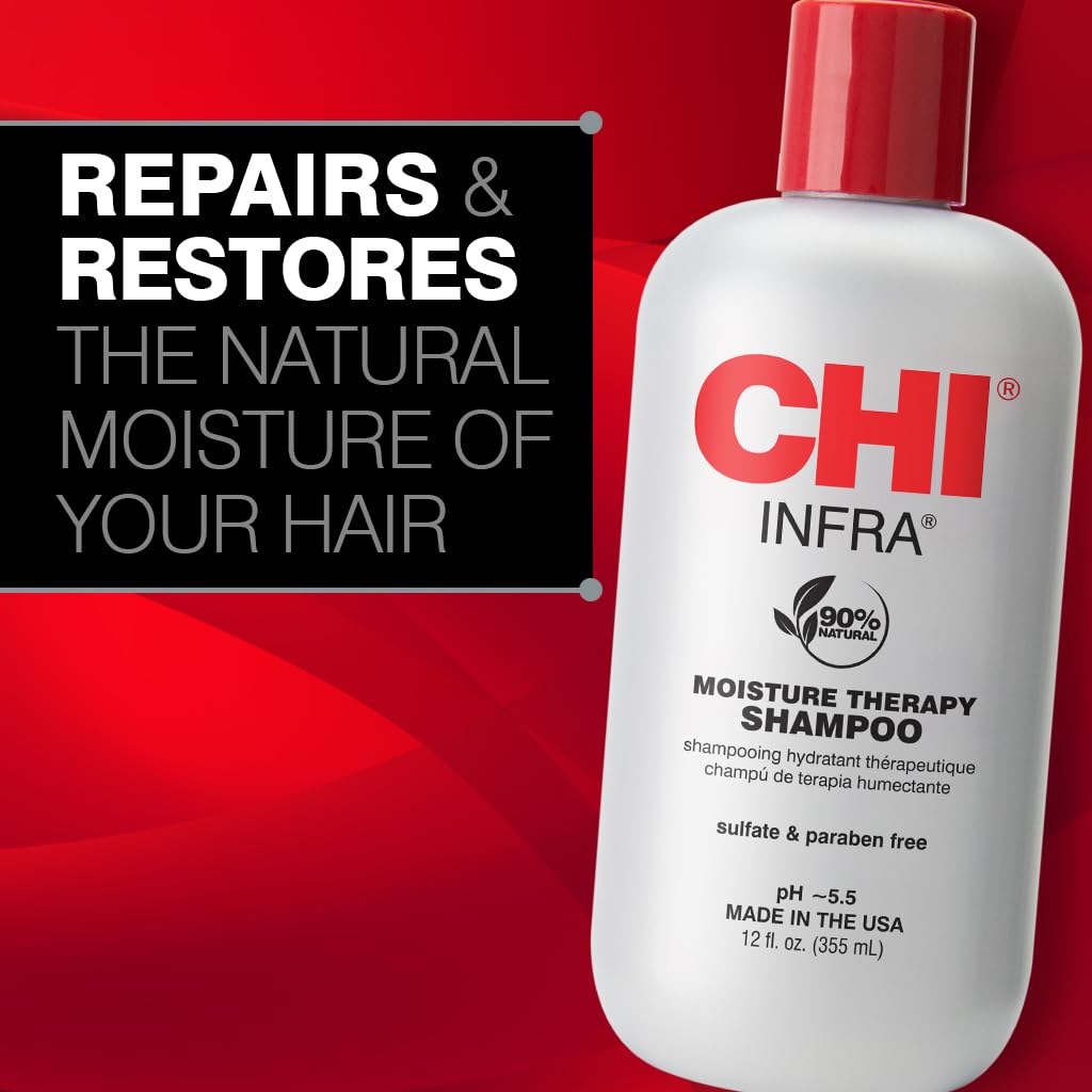 CHI Infra Shampoo: aplicación diaria para cabello limpio