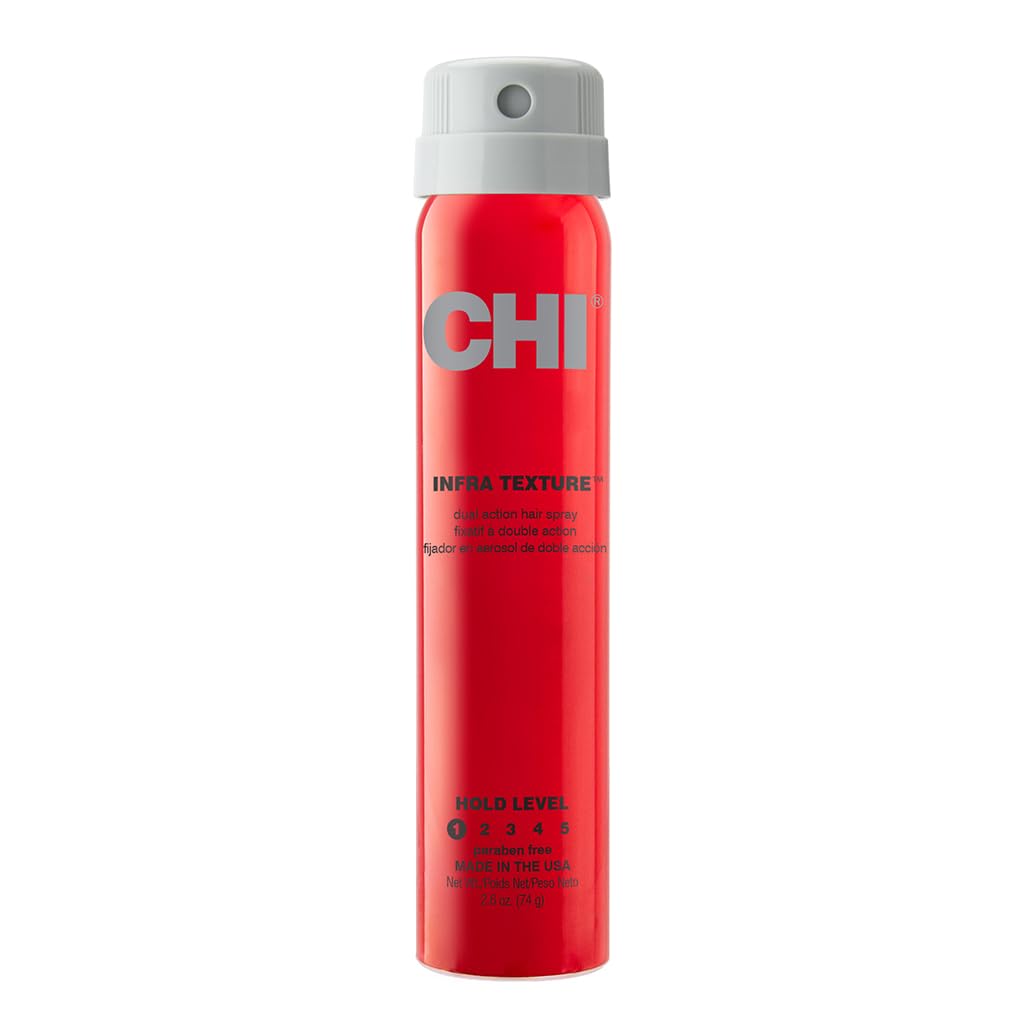 CHI Infra Texture Spray ofrece brillo suave para cabello con textura