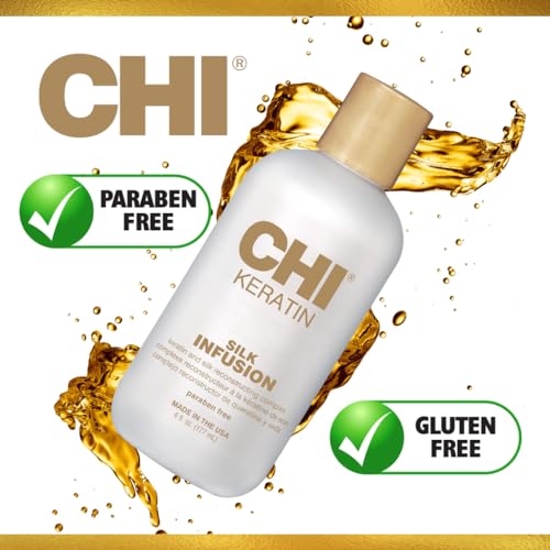 CHI Keratin Silk Infusion, reparación de cabello dañado y elasticidad