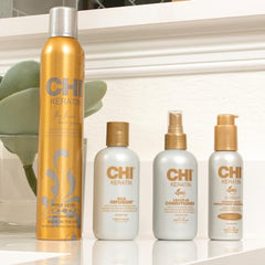 CHI Keratin Silk Infusion, textura sedosa que mejora el brillo