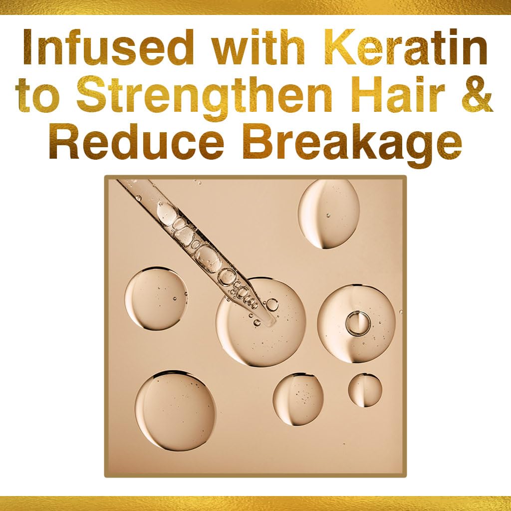CHI Keratin acondicionador sin enjuague, etiqueta detallada.