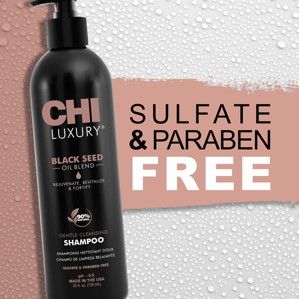 CHI Aplicación en cabello mojado para limpieza suave.