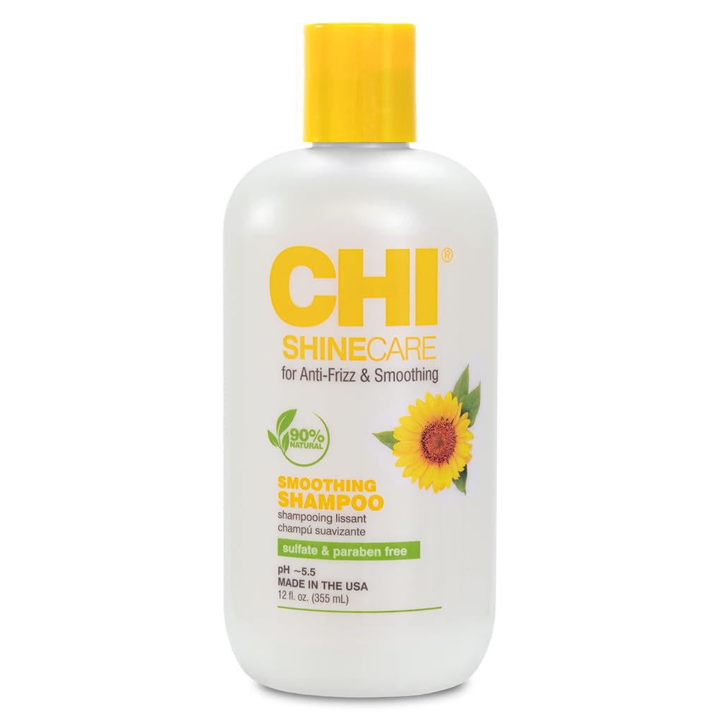 CHI ShineCare Champú alisador en botella, ideal para cabello liso y suave