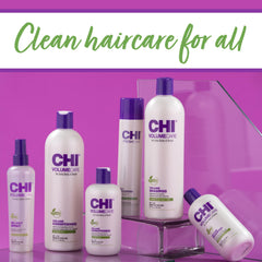 CHI VolumeCare Acondicionador: textura suave que facilita peinado diario.