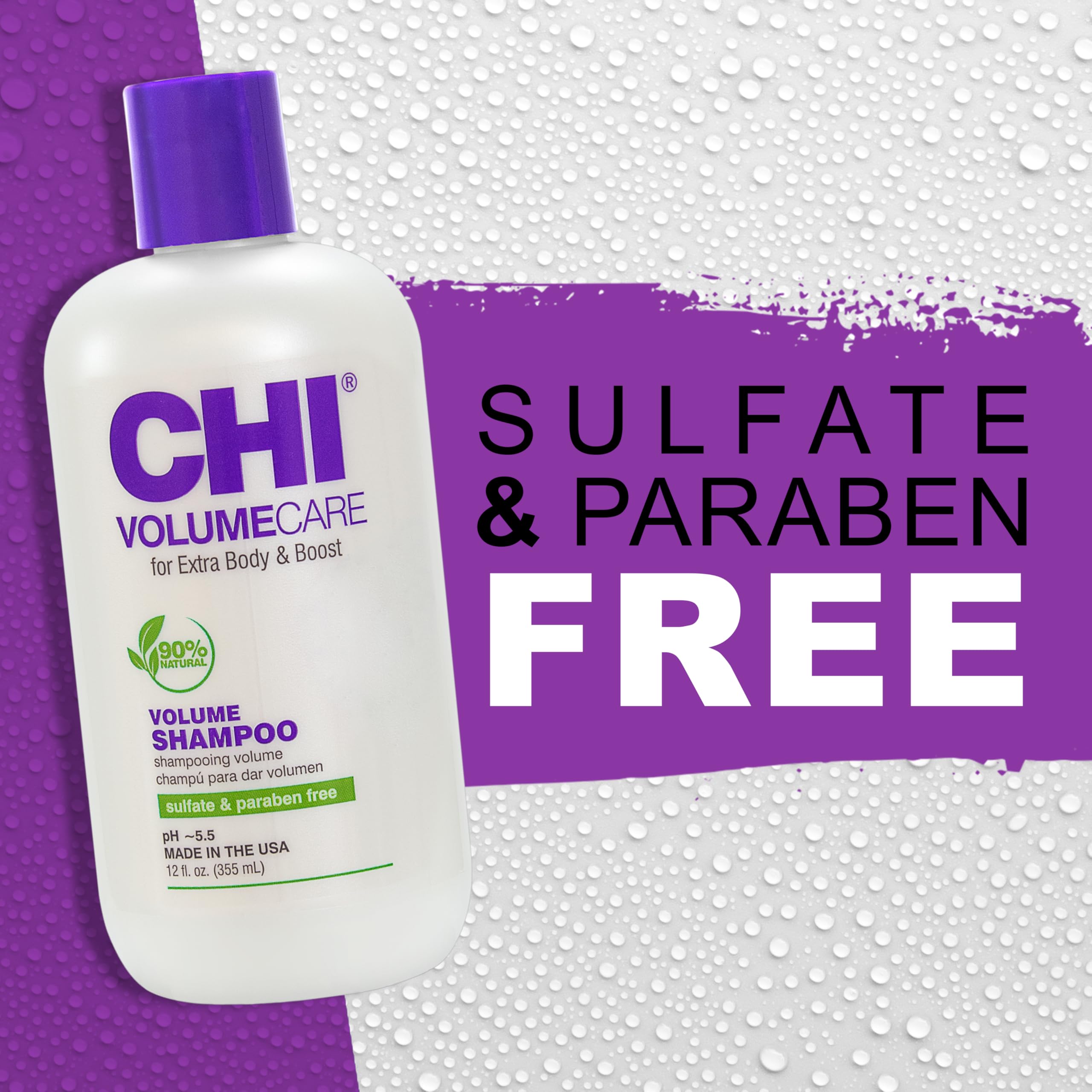 CHI VolumeCare shampoo aplicación: uso sencillo durante la ducha