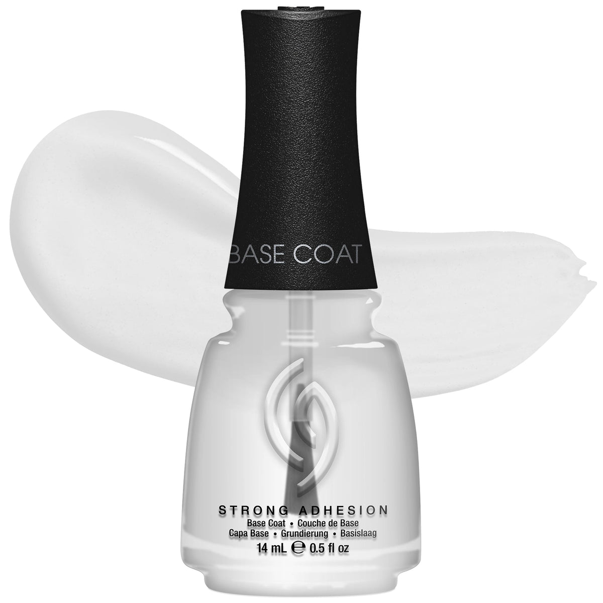 China Glaze CG Base Coat de Adhesión Fuerte, botella para color duradero