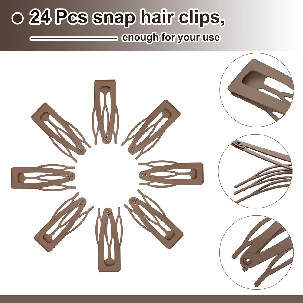 Chinco clip de pelo con doble agarre y dientes de pelo, para cualquier estilo