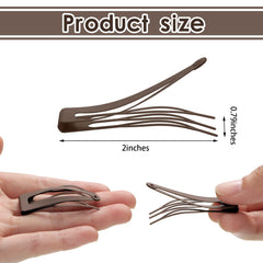 Chinco clip de pelo de metal duradero, ideal para peinados rápidos