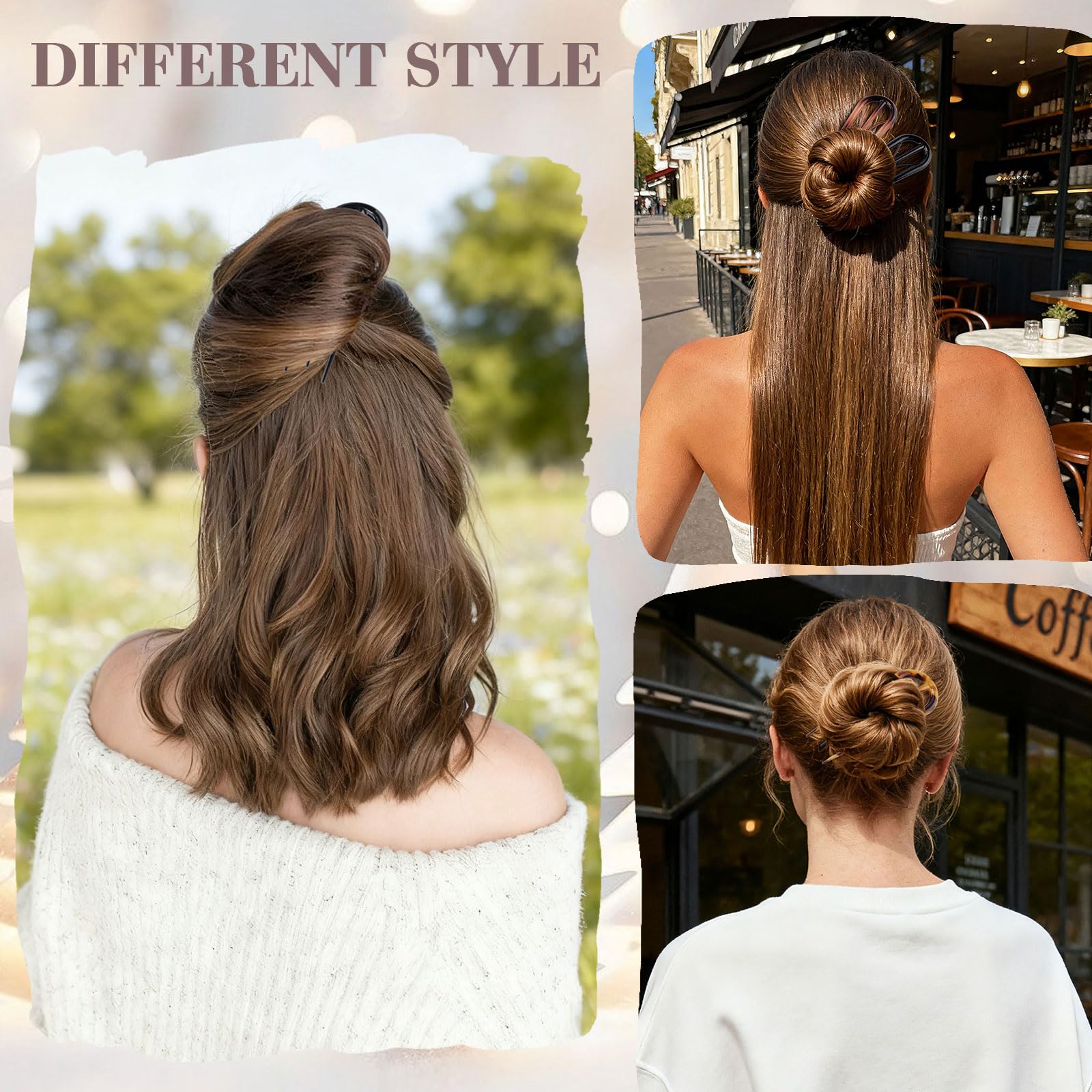 CHLINS pinzas duraderas para todo el día ofrecen comodidad ligera que cuida el cabello.