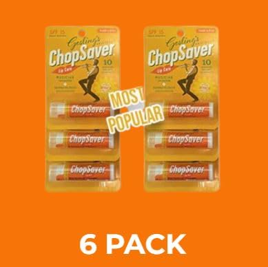 ChopSaver para músicos facilita el cuidado de labios en ensayo.