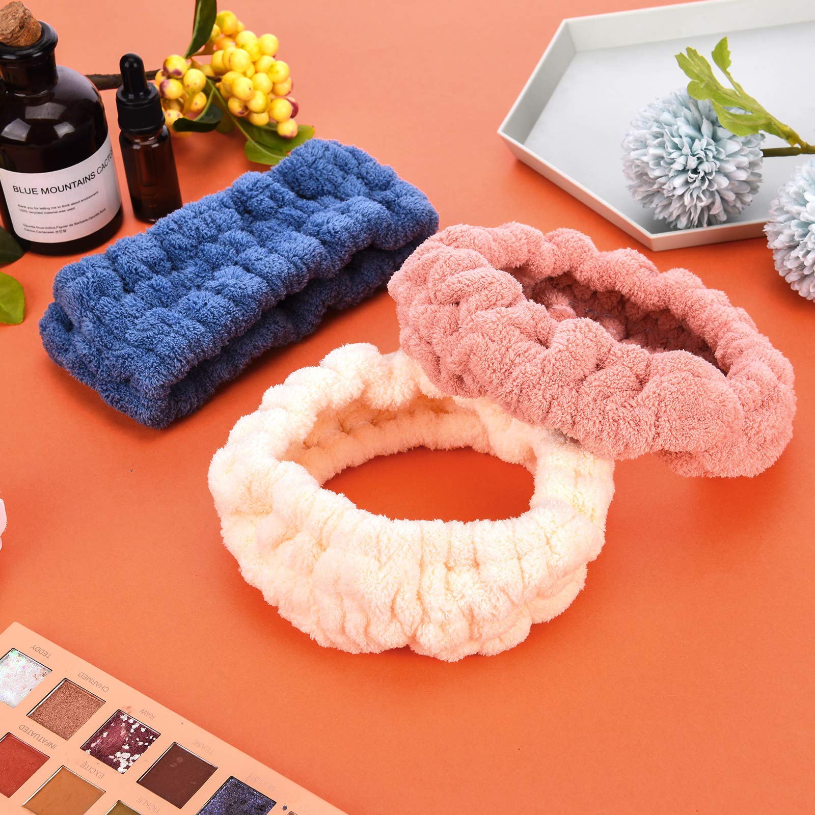 Banda de cabeza spa Chuangdi, microfibra suave para secado rápido.