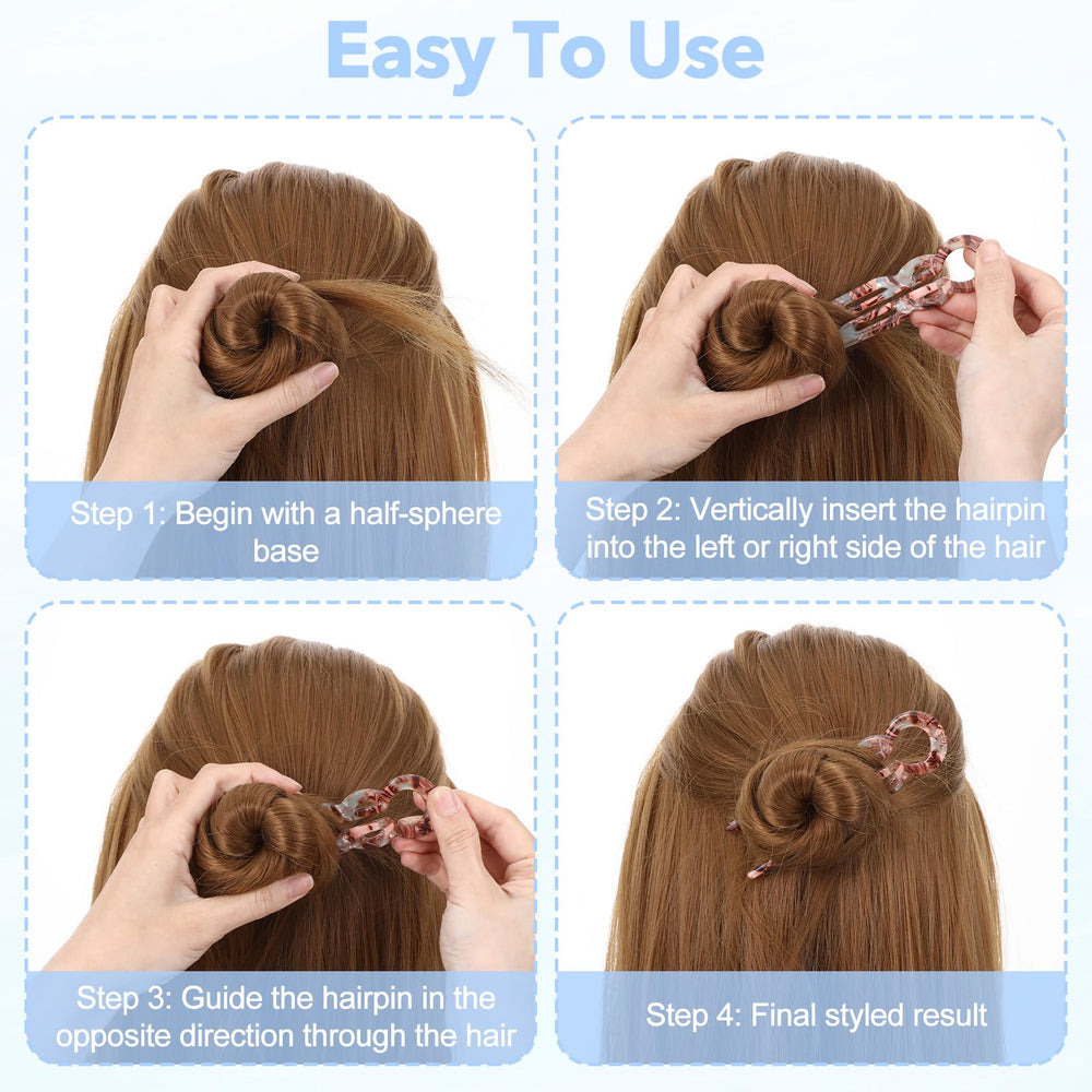 CIATBYYJ material-sintetico-resistente, ofrece cabello protegido y clip duradero.