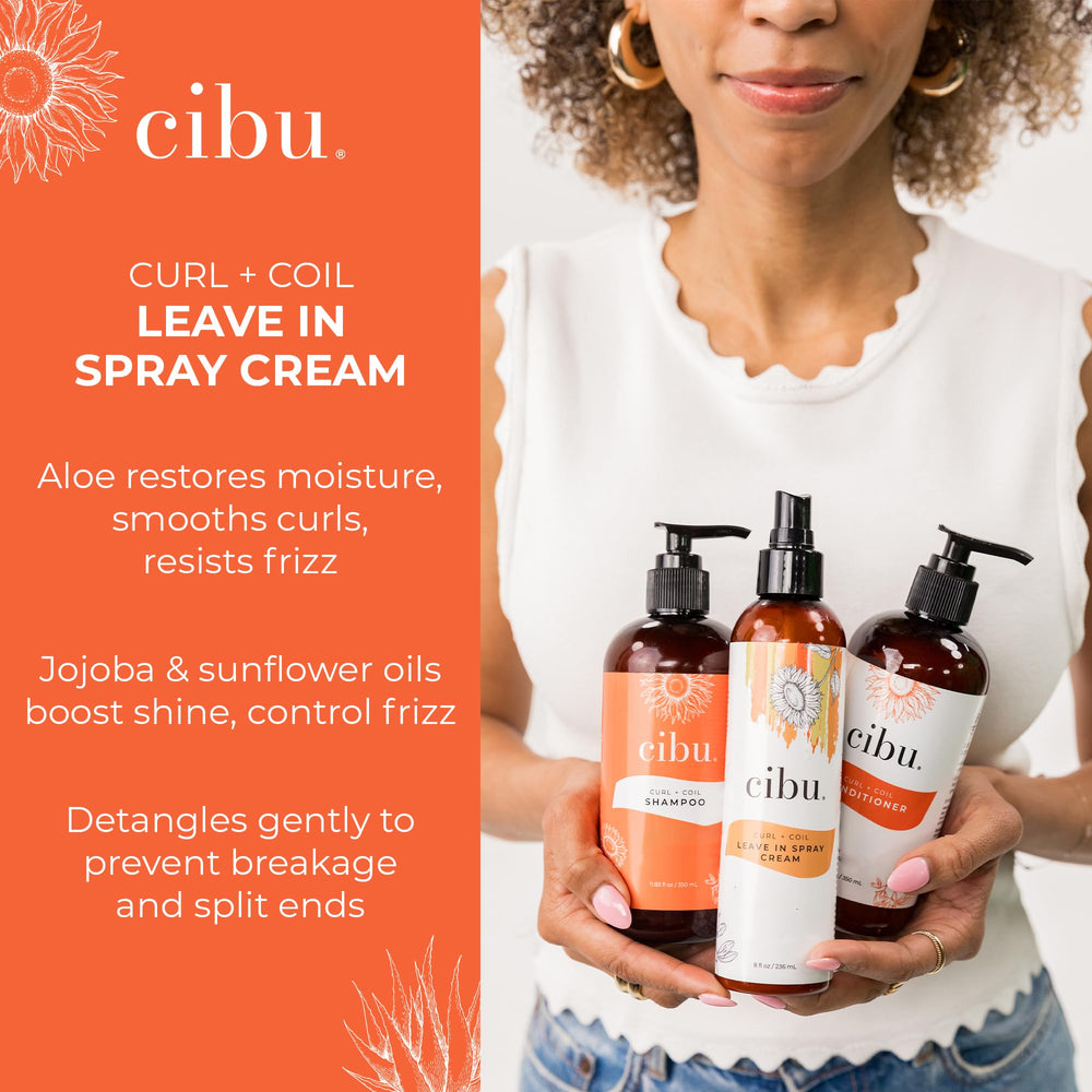 CIBU Curl + Coil, control de frizz para días con humedad.