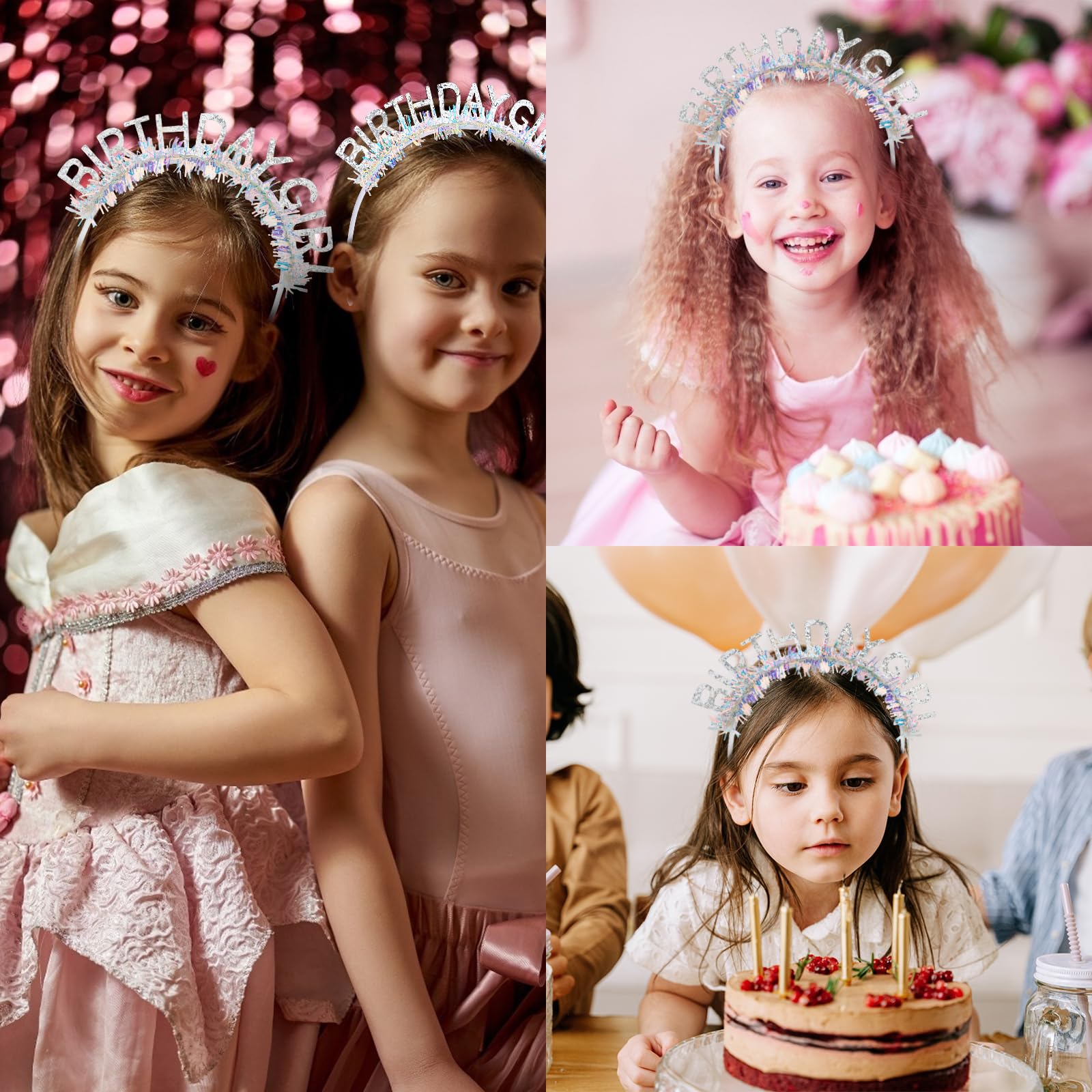 Diadema CIEHER ajustable, una talla, comodidad para niñas y mujeres