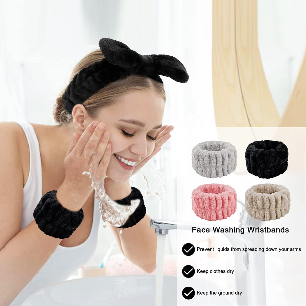 CIEHER pulseras absorbentes evitan goteo durante el cuidado facial