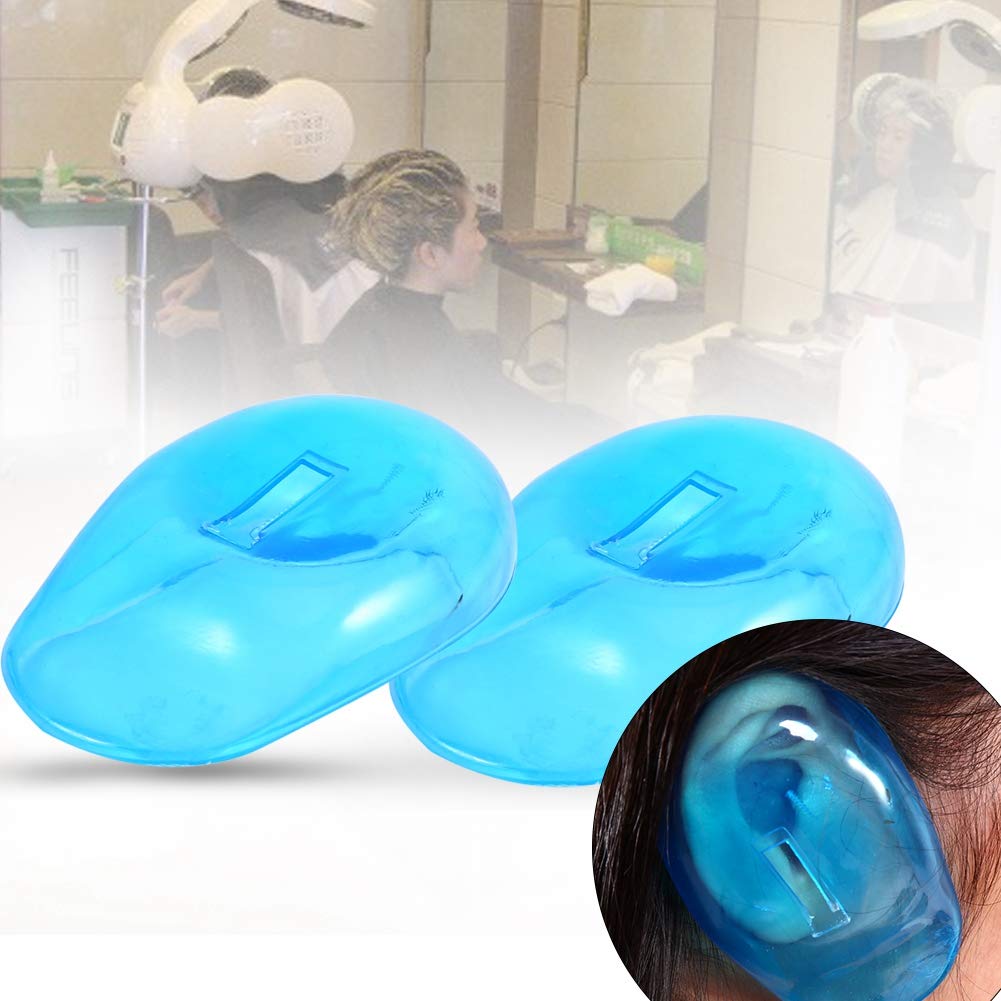 Escudo de oreja Cimenn para tinte azul, diseño ergonómico que se ajusta
