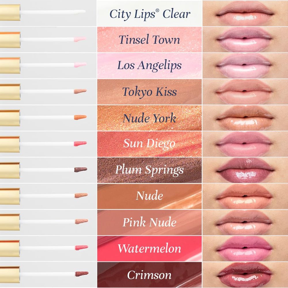 City Lips Nude, aspecto glamuroso tono neutro, uso diario para realzar la belleza natural.