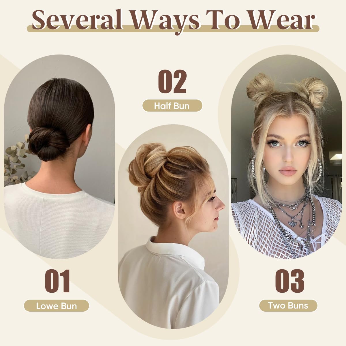 CJL HAIR 2Piezas: cuidado sencillo para uso diario y aspecto natural