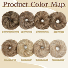CJL HAIR 2Piezas: orejas de gato crema rubio, look divertido