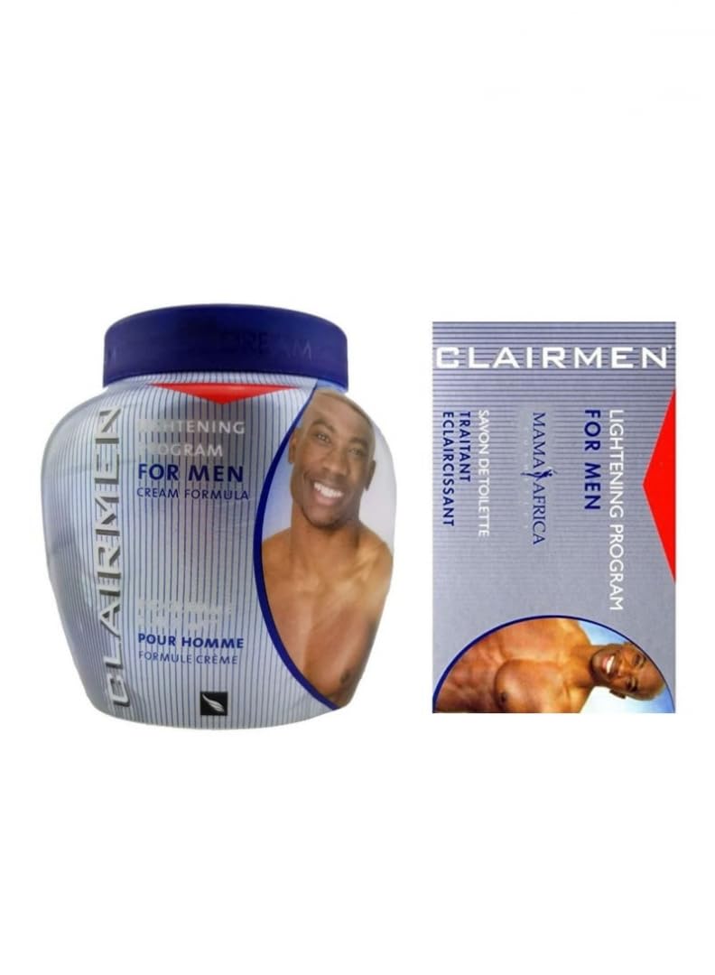Clairmen crema aclaradora 500 ml, bote práctico para uso diario.