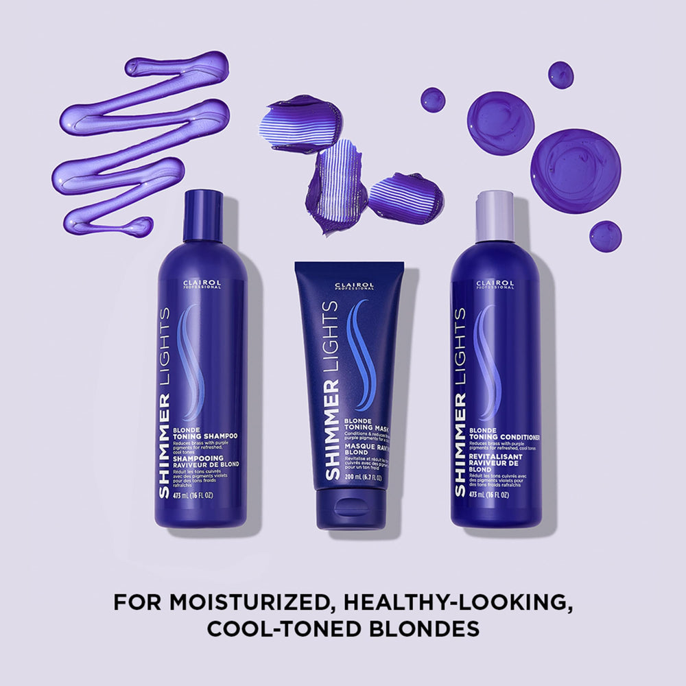 Clairol Professional Shimmer Lights: enjuague para cabello sin brass y brillo natural.