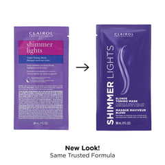 Clairol Professional Shimmer Lights: fórmula con jojoba, coco y argán para cabello suave.