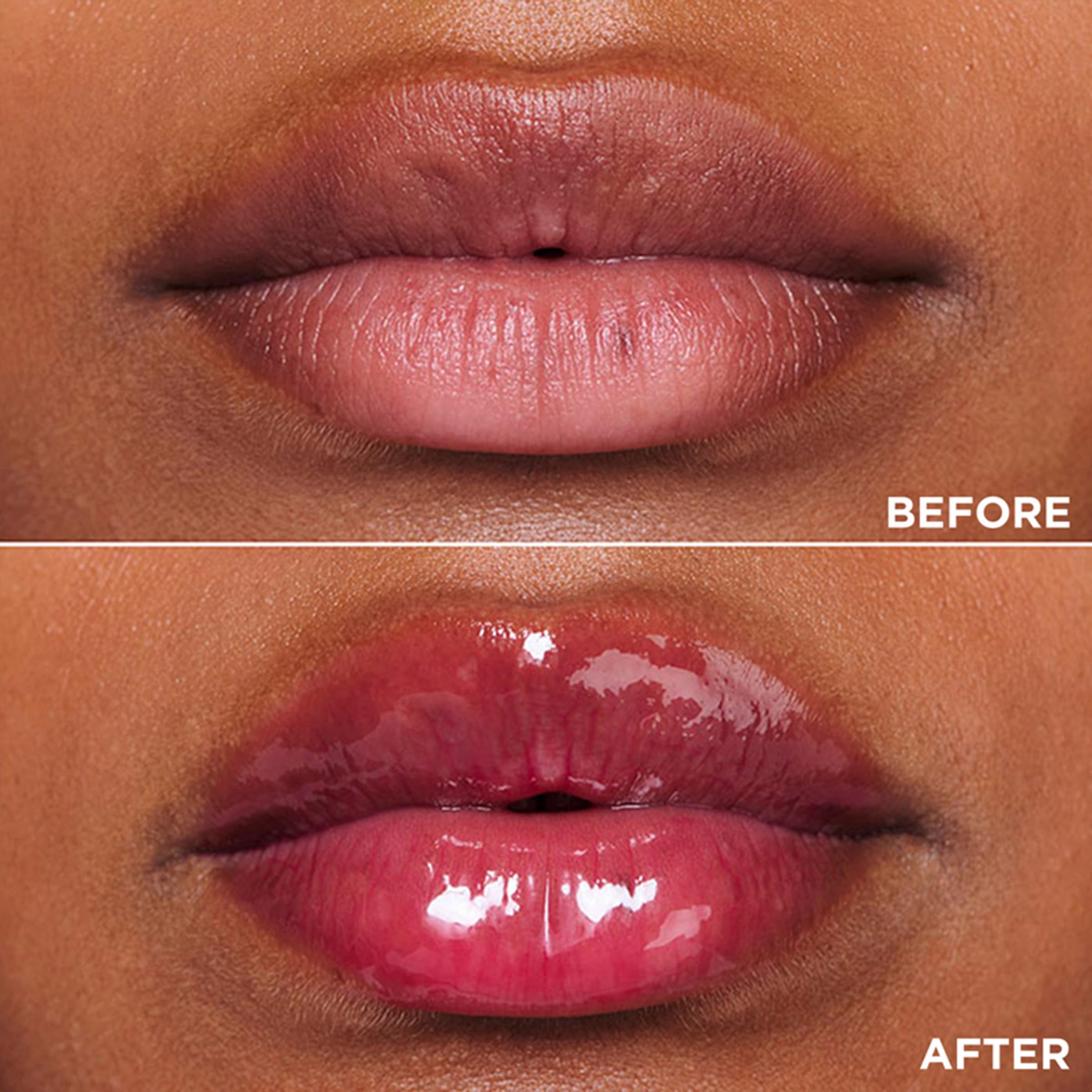 Con labiales existentes de Clarins, aporta mayor brillo y suavidad.