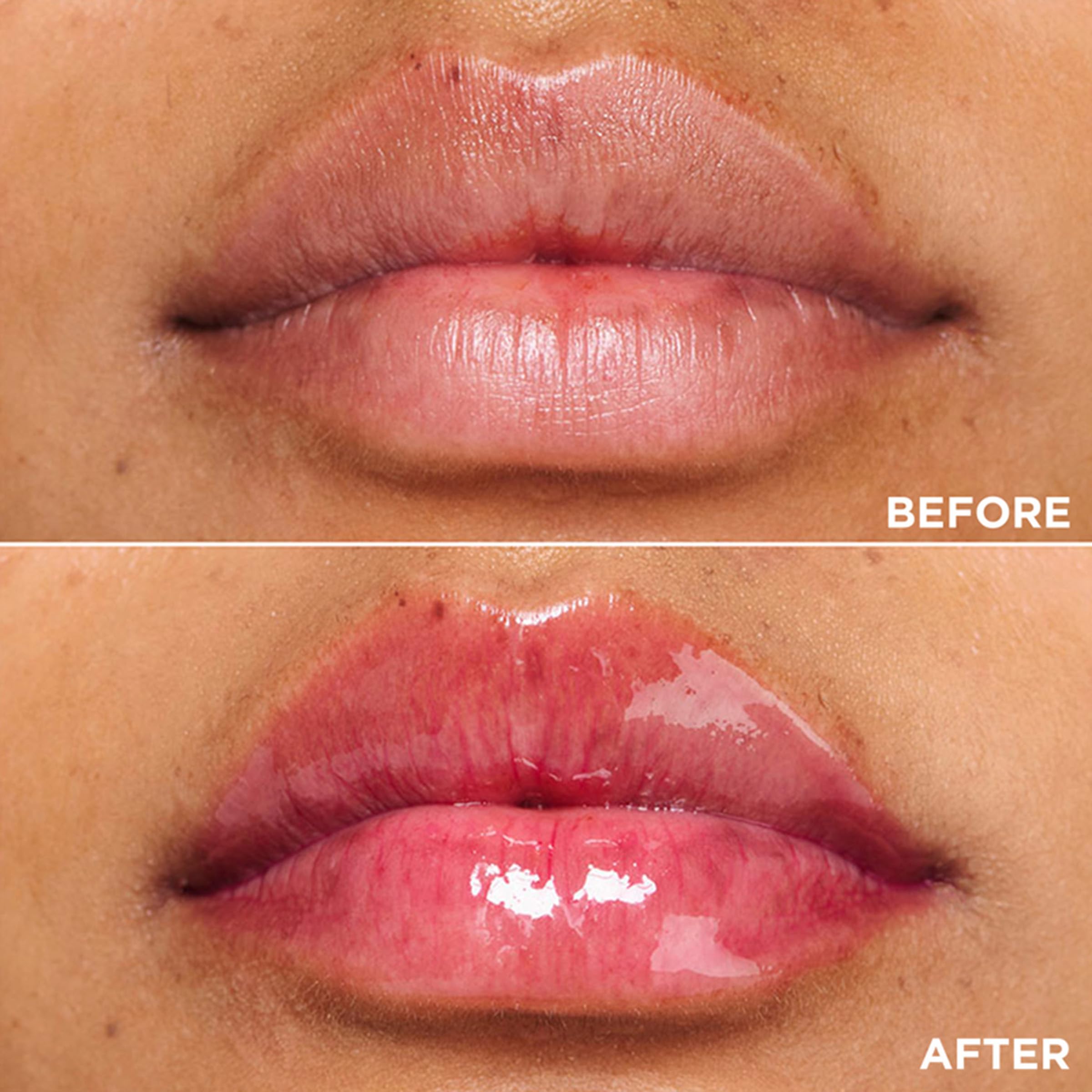 Uso nocturno suave de Clarins puede ayudar a mantener la comodidad de labios.