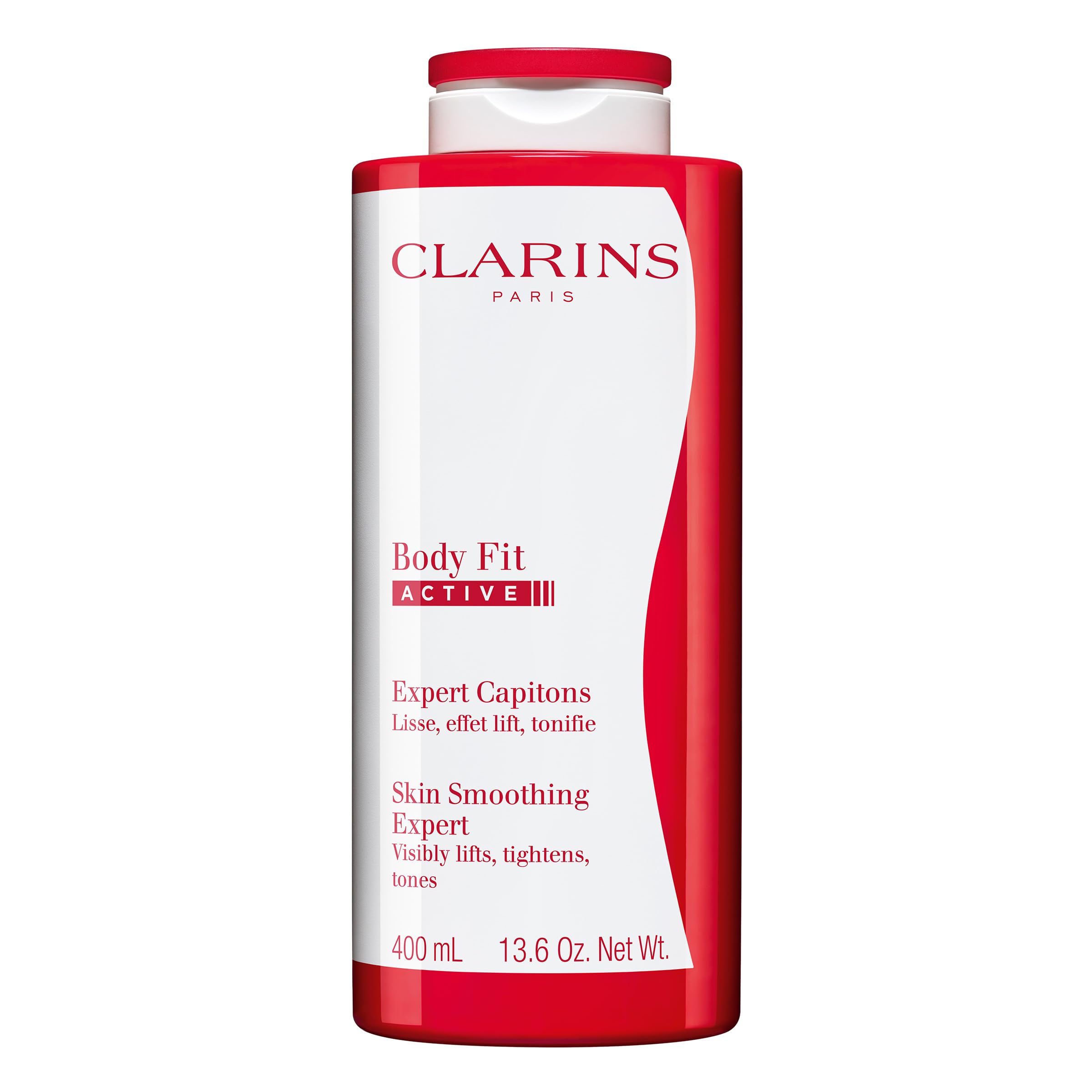Clarins Body Fit Gel-Crema Activo, bote, redefine contornos con efecto refrescante.