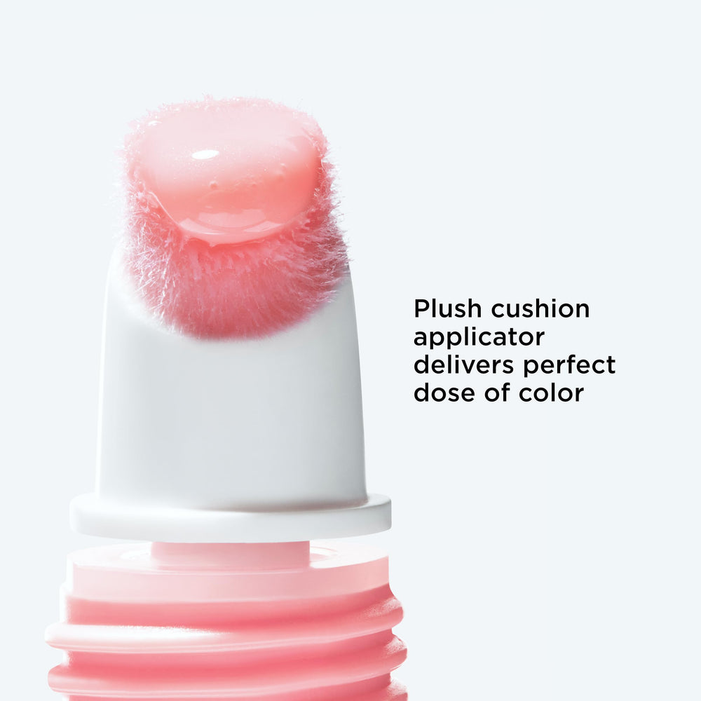 Combinación de brillo suave y cuidado diario de labios.