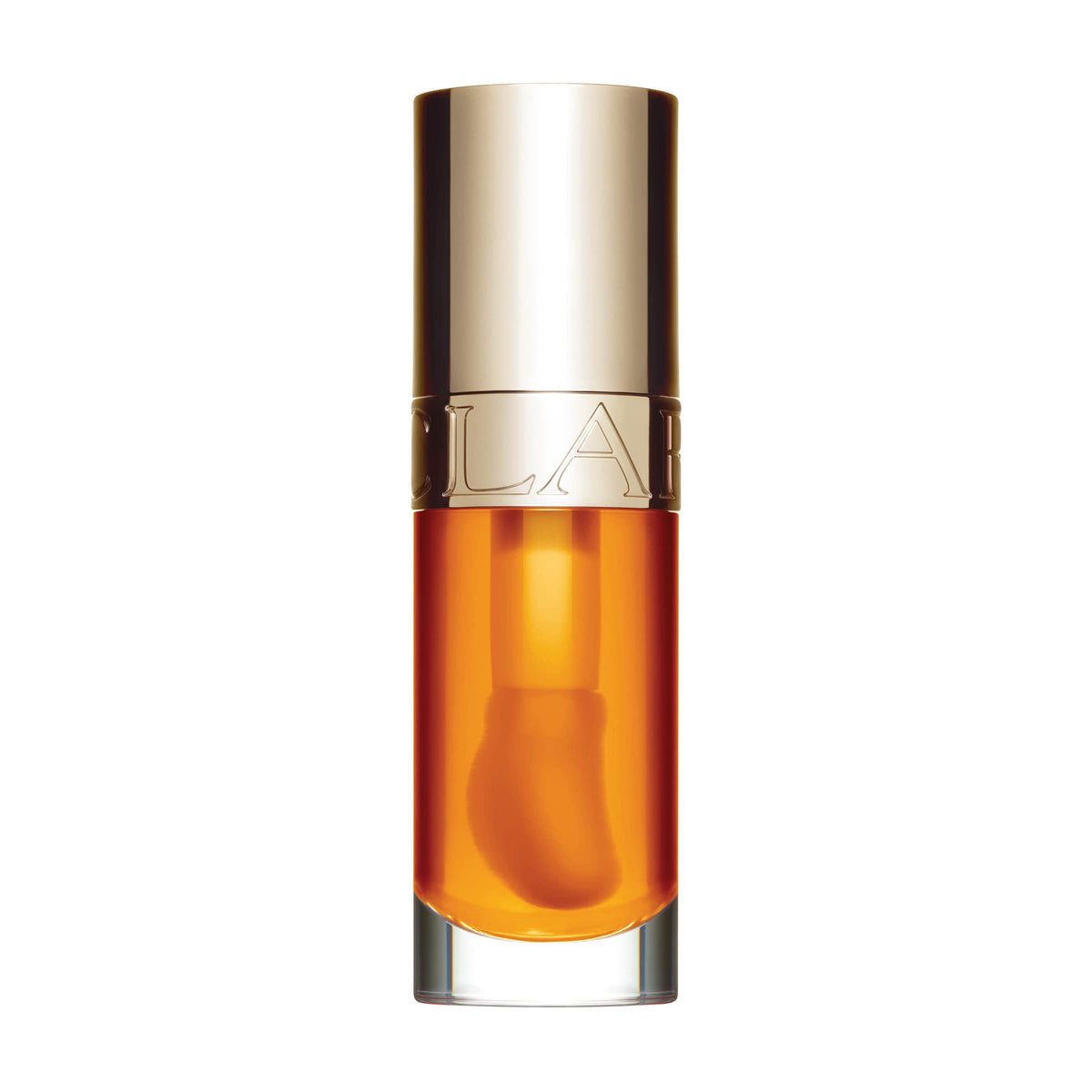 Clarins Lip Comfort Oil en botella brillante aporta brillo y color suave