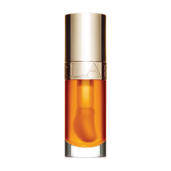 Clarins Lip Comfort Oil en botella brillante aporta brillo y color suave