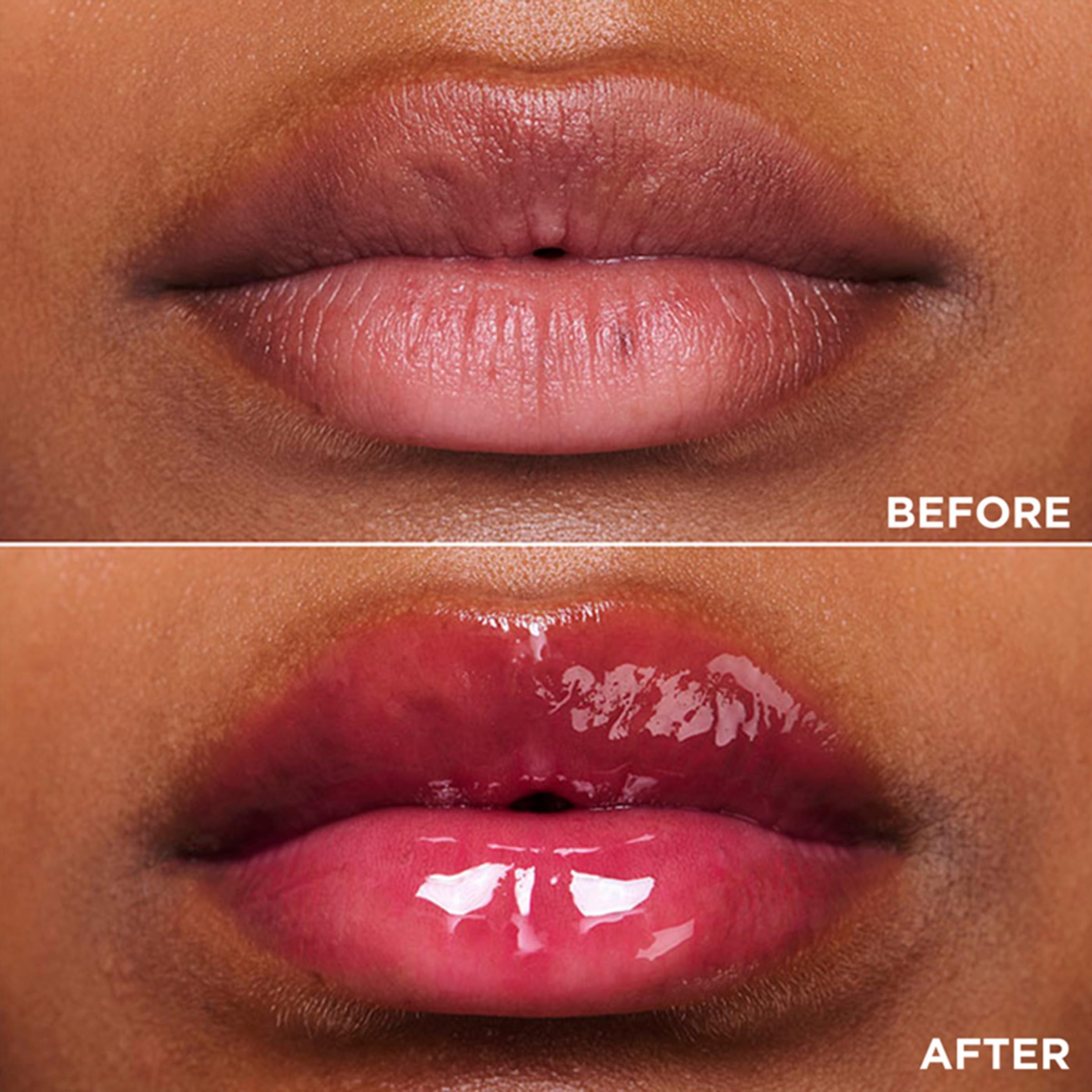 Clarins Lip Comfort Oil, tono rosado suave para uso diario.