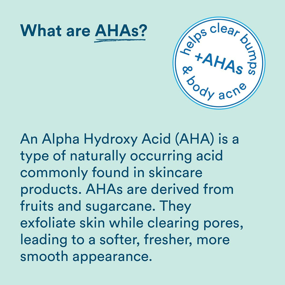 AHA derivado de frutas y caña de azúcar en Clean Age para exfoliación suave.