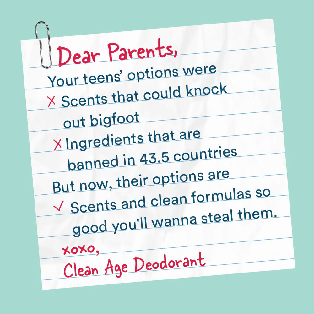 Fórmula vegana Clean Age sin parabenos para pieles sensibles.